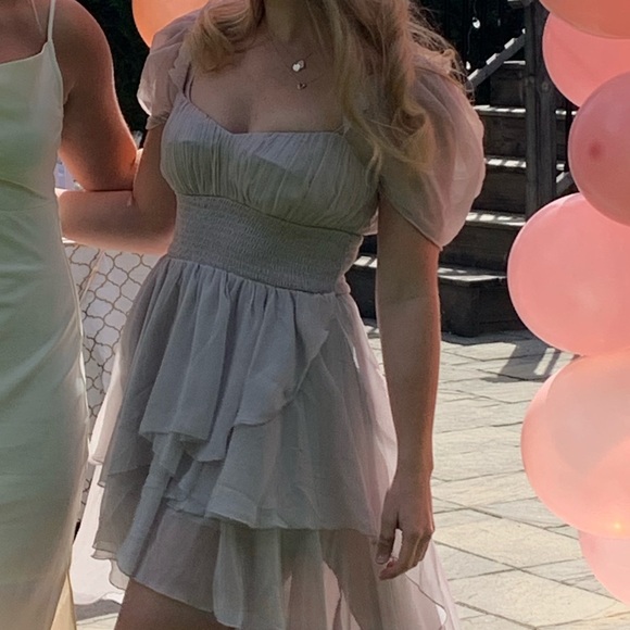 ASOS purple fairy high low dress - Picture 6 of 8